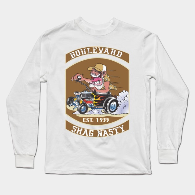 Boulevard Shag Nasty Long Sleeve T-Shirt by Boulevard Shag Nasty